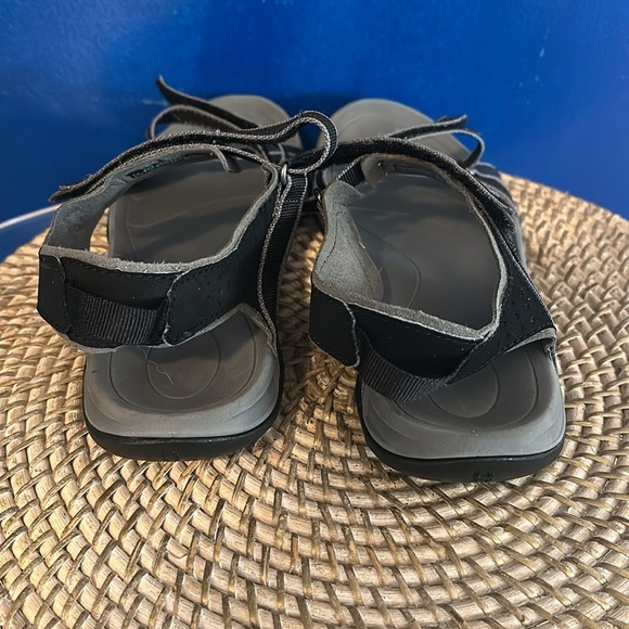 Women’s Tiva Black Velcro Strap Active Sport Hiking Water Sandals Size 10 - Picture 4 of 6